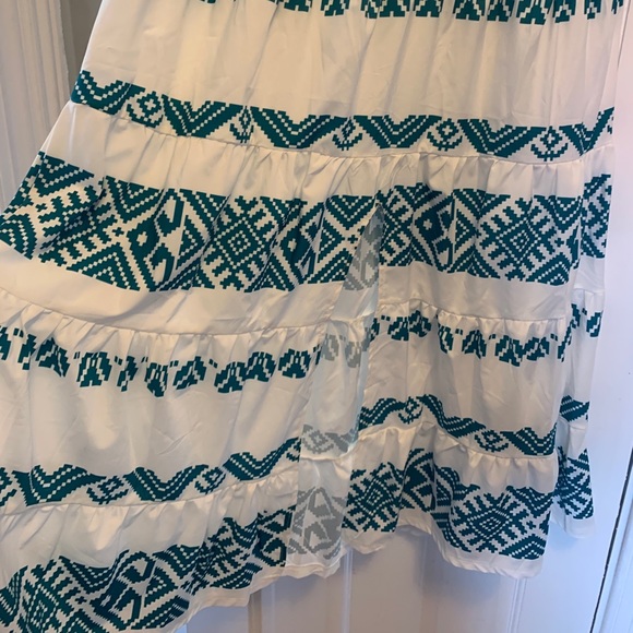 Tribal Maxi Dress with front slit - Picture 2 of 4